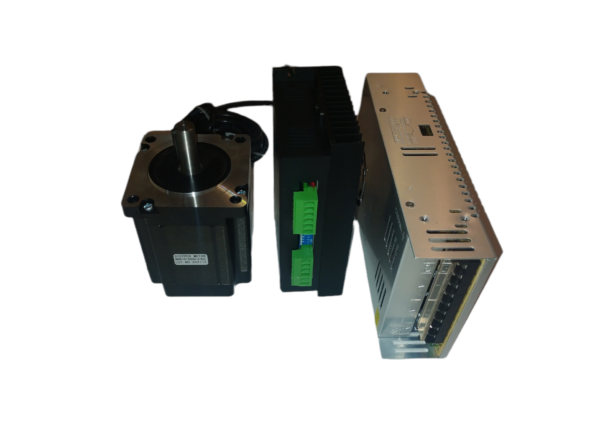 kit  4 ejes motor nema 34 8.5nm driver y fuente